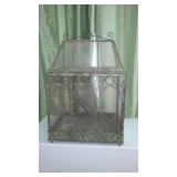 Terrarium Glass House with Metal Frame