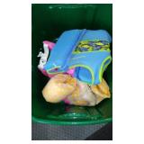 Mixed Collection of Plush Dolls and Toys with Princess Backpack