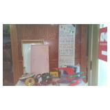 Vintage and Newer Toy Collection Including Tootsie Tractors, Spinning Tops and More.