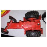 Vintage and Newer Toy Collection Including Tootsie Tractors, Spinning Tops and More.