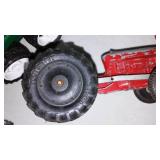 Vintage and Newer Toy Collection Including Tootsie Tractors, Spinning Tops and More.