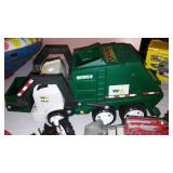 Vintage and Newer Toy Collection Including Tootsie Tractors, Spinning Tops and More.