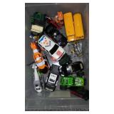 Vintage and Newer Toy Collection Including Tootsie Tractors, Spinning Tops and More.