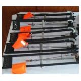 Set of 5 Polar Tip Up Fishing Rods with Flags