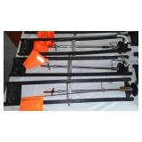 Set of 5 Polar Tip Up Fishing Rods with Flags