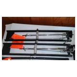 Set of 5 Polar Tip Up Fishing Rods with Flags