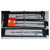 Collection of 6 Polar Tipping Tools for Ice Fishing