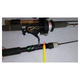 Collection of Vintage Fishing Rods (5) and Reels (3)