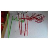 Lot of Fishing Equipment including Rattle Reels(5) Rod Holders (5)