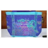 Clever Fox Meal Planner with Colorful Cat Tote Lunch Bag