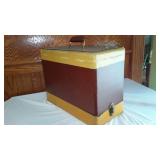 Vintage Singer Sewing Machine Model RF-4B with Case