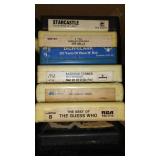 Vintage 8-Track Tapes Including Rock Classics