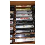 Collection of  Vintage Cassette Tapes with Cases