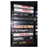 Collection Vintage Music Cassette Tapes Europe, Billy Idol, Cheap Trick, and AC/DC