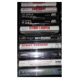 Collection Vintage Music Cassette Tapes Europe, Billy Idol, Cheap Trick, and AC/DC