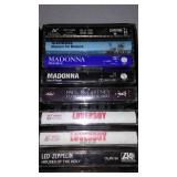 Collection Vintage Music Cassette Tapes Europe, Billy Idol, Cheap Trick, and AC/DC