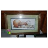 Lot of Various Picture Frames and Mats including Certificates of Achievement