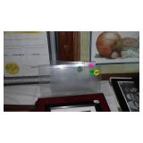 Lot of Various Picture Frames and Mats including Certificates of Achievement