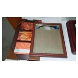 Lot of Various Picture Frames and Mats including Certificates of Achievement