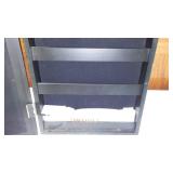 Wall-Mounted Jewelry Organizer with Mirror and Storage Compartments