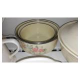 Vintage Pfaltzgraff Tea Rose Dishware, Serving Dishes, Melamine Dishware and More.