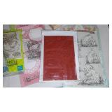 Large Assorted Craft Stamps and Supplies Lot