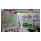 Large Assorted Craft Stamps and Supplies Lot