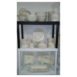 Pfaltzgraff Ceramic Tea Rose with Basket Weave Texture..