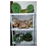 Collection of Pfaltzgraff  and Winget Dinnerware and More.