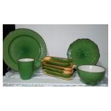 Collection of Pfaltzgraff  and Winget Dinnerware and More.