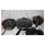 Set of 10 Assorted Cookware Pots and Pans with Lids