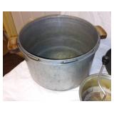 Assorted Cookware Collection including Pots, Pans, and Kettles