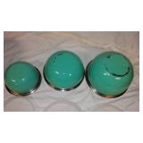 Set of 7 Stainless Steel and Mixing Bowls with Plastic Lids