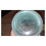 Vintage Siesta Ware Tiki Mugs with Wood Outrigger Canoe Carrier.