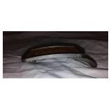 Steiger Tractor Buckle with Leather Inlay