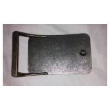 Steiger Tractor Buckle with Leather Inlay