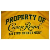 Crown Royal Yellow Hoodie with Matching Beanie and Two Pouches - Size XL