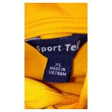 Crown Royal Yellow Hoodie with Matching Beanie and Two Pouches - Size XL