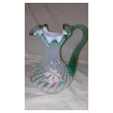 Fenton Glass Meadow Beauty Opalescent Swirl Optic 7.5 Inch Tall