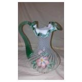 Fenton Glass Meadow Beauty Opalescent Swirl Optic 7.5 Inch Tall