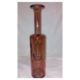 Collection of 5 Purple Glass Decor Items Including Vases and Dish