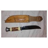Vintage Old Brazil Brazilian Tramontina Hunting Knife