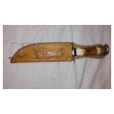 Vintage Old Brazil Brazilian Tramontina Hunting Knife