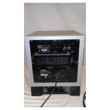 Yamaha Subwoofer and ORUM ROHN Speakers.