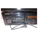ONKYO Cassette and 6 Disc CD Player.