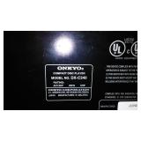 ONKYO Cassette and 6 Disc CD Player.