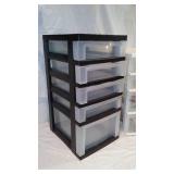 Storage Bins 4-5 Drawers (2) With Vintage Cards.