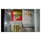 Storage Bins 4-5 Drawers (2) With Vintage Cards.