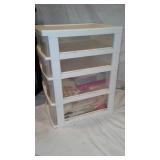 Storage Bins 4-5 Drawers (2) With Vintage Cards.