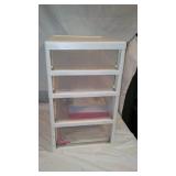 Storage Bins 4-5 Drawers (2) With Vintage Cards.